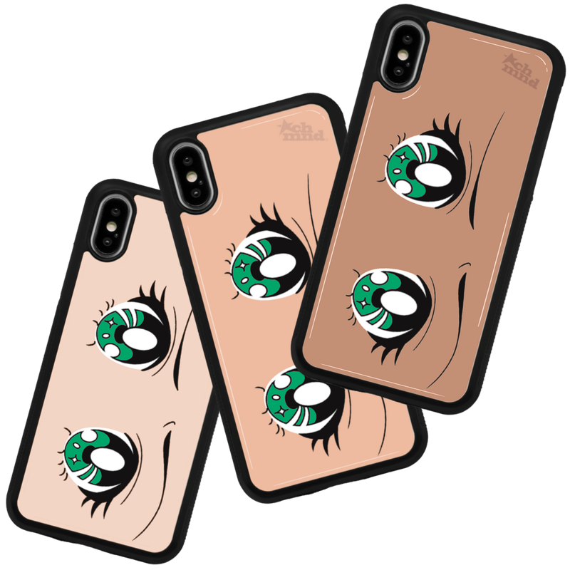 kchmnd（キッチマインド）の「アニメアイフォンケース(グリーン/エポキシ)（スマホグッズ/小物）」
