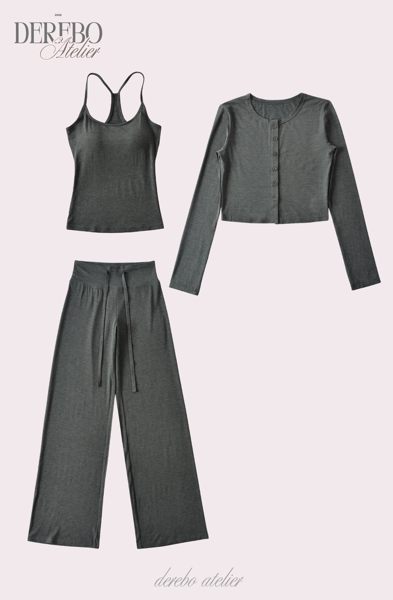 Roena pad sleeveless flare training set-up (pants long)