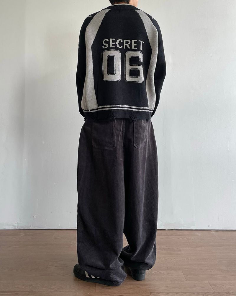 Star-printed Knitwear Zip-Up
