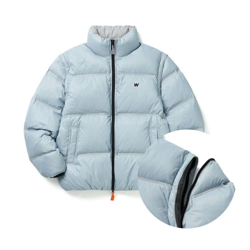 WKNDRS（ウィークエンダーズ）の「TWO-WAY DOWN JK (L.BLUE)（Jackets/Outerwear）」