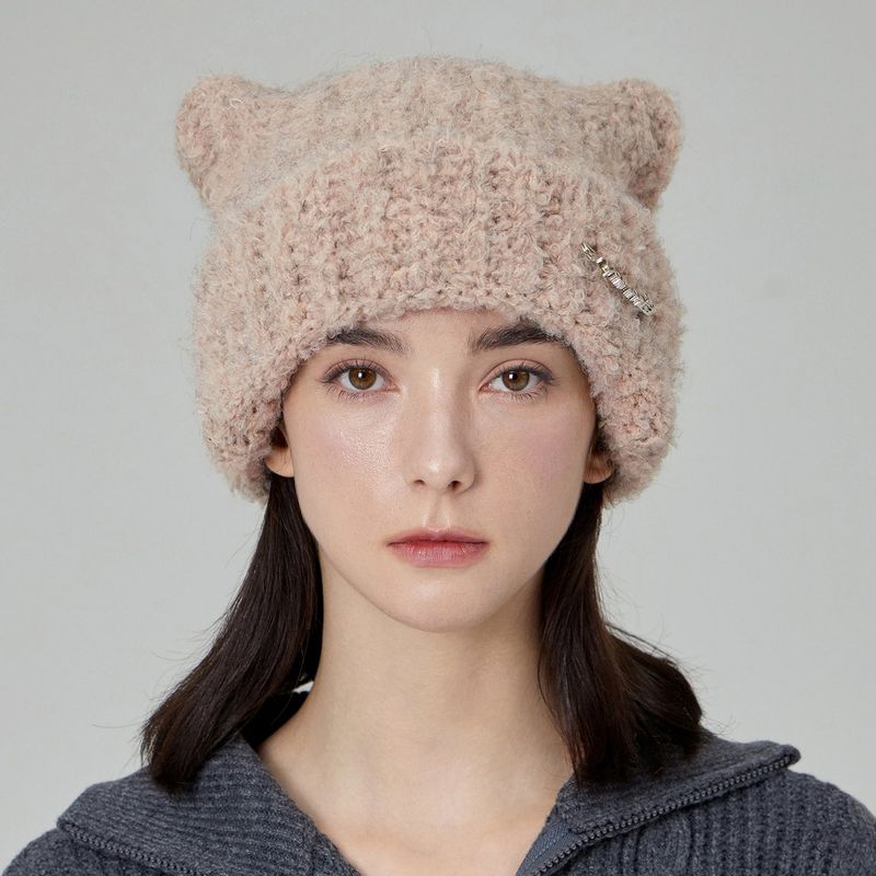 VARZAR（バザール）の「VARZARピンニットスクエアビーニー / Beige（帽子）」