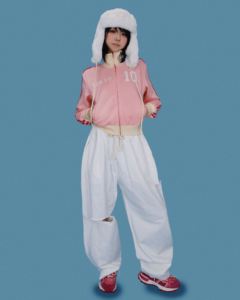 damage boxy pants (3color)