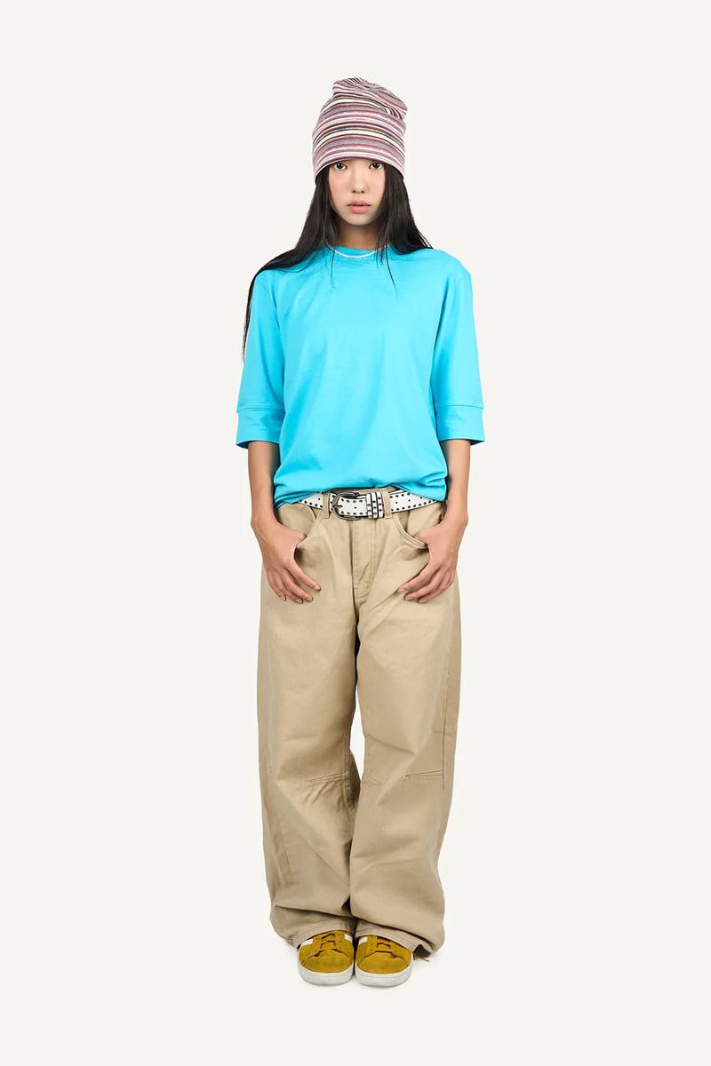Three Quarter Essential Cotton T-shirt