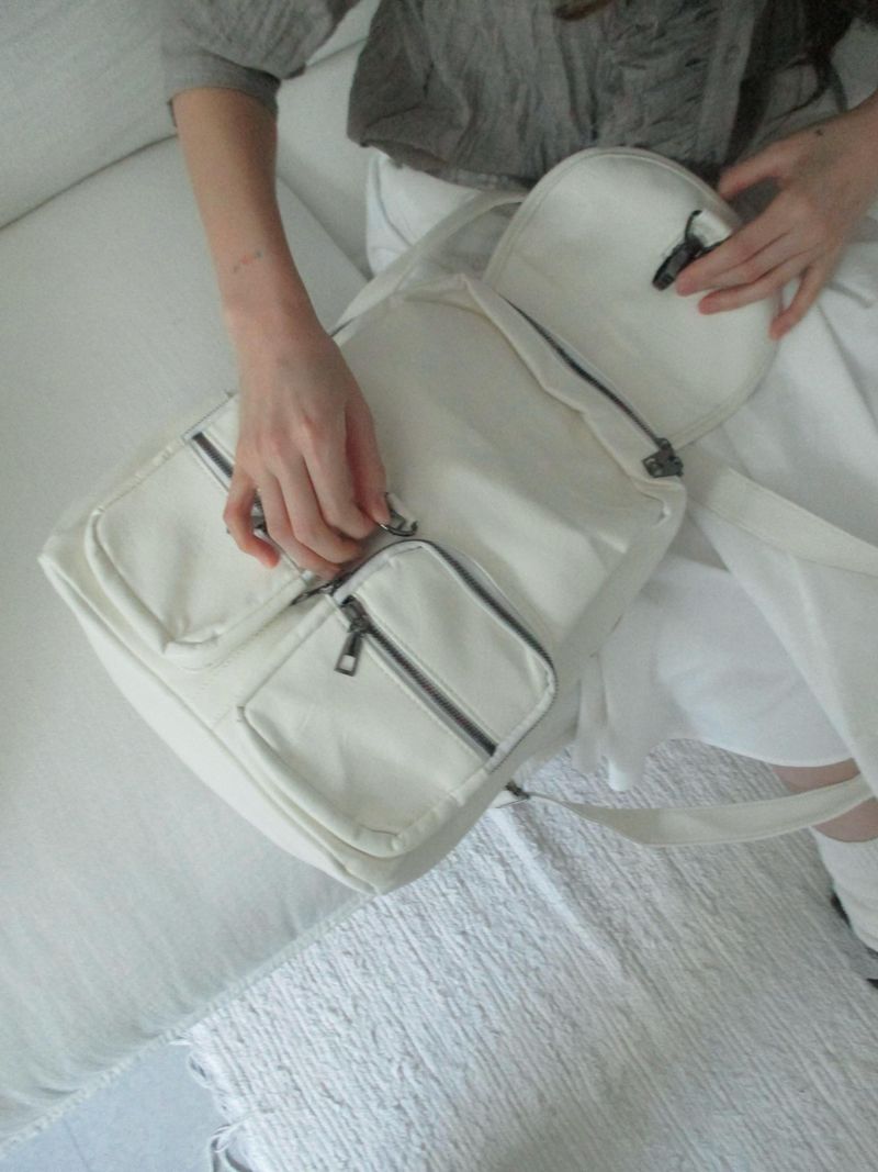 double pocket backpack