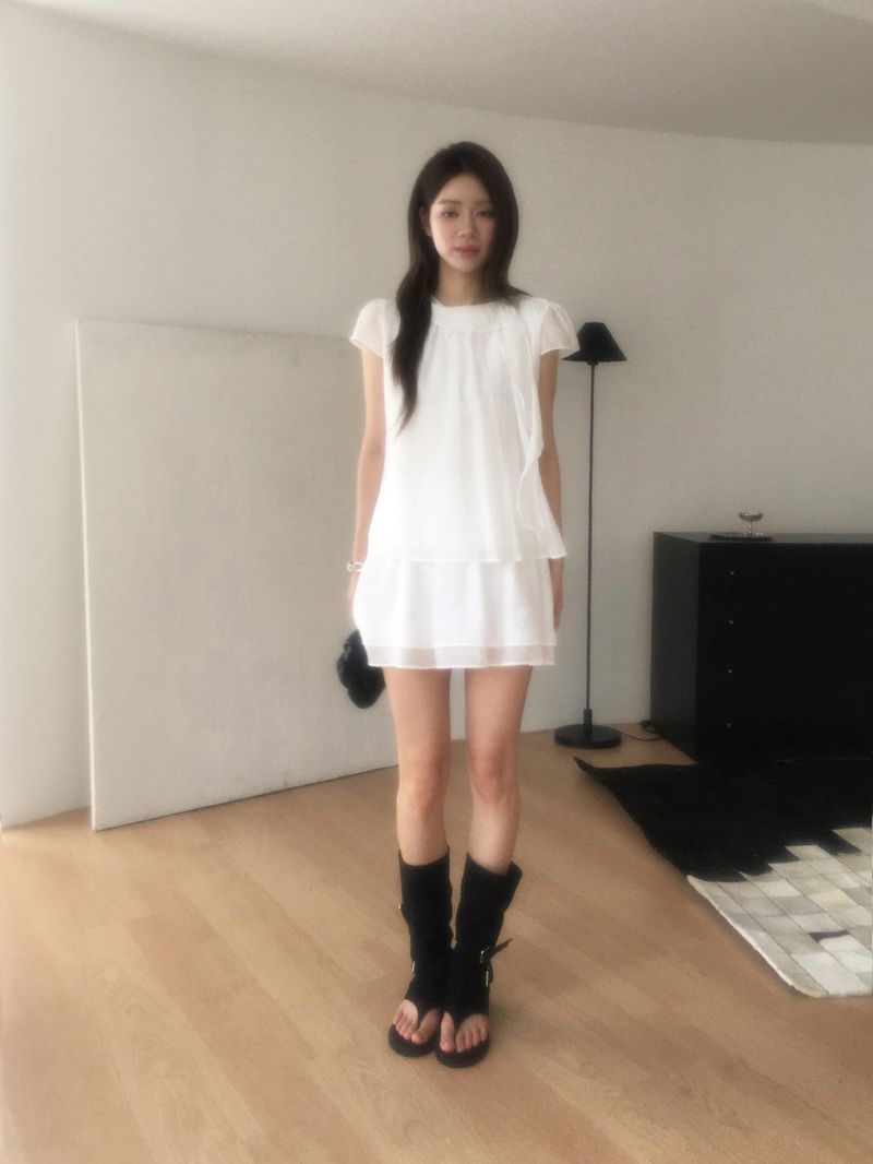 Asa flare mini skirt