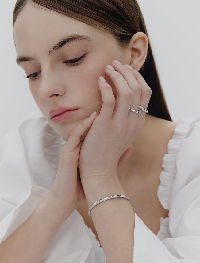 26SS★ [Premium Plating] Truvion AB Bangle