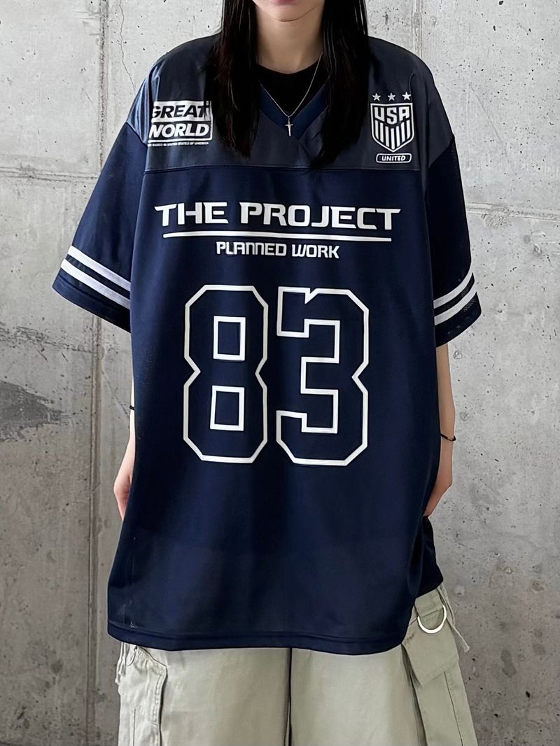 PEARCLAN（ペアクラン）の「83 line mesh t-shirt（Tops）」