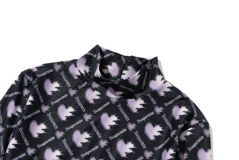 Crying Heart Jersey Top (Black)