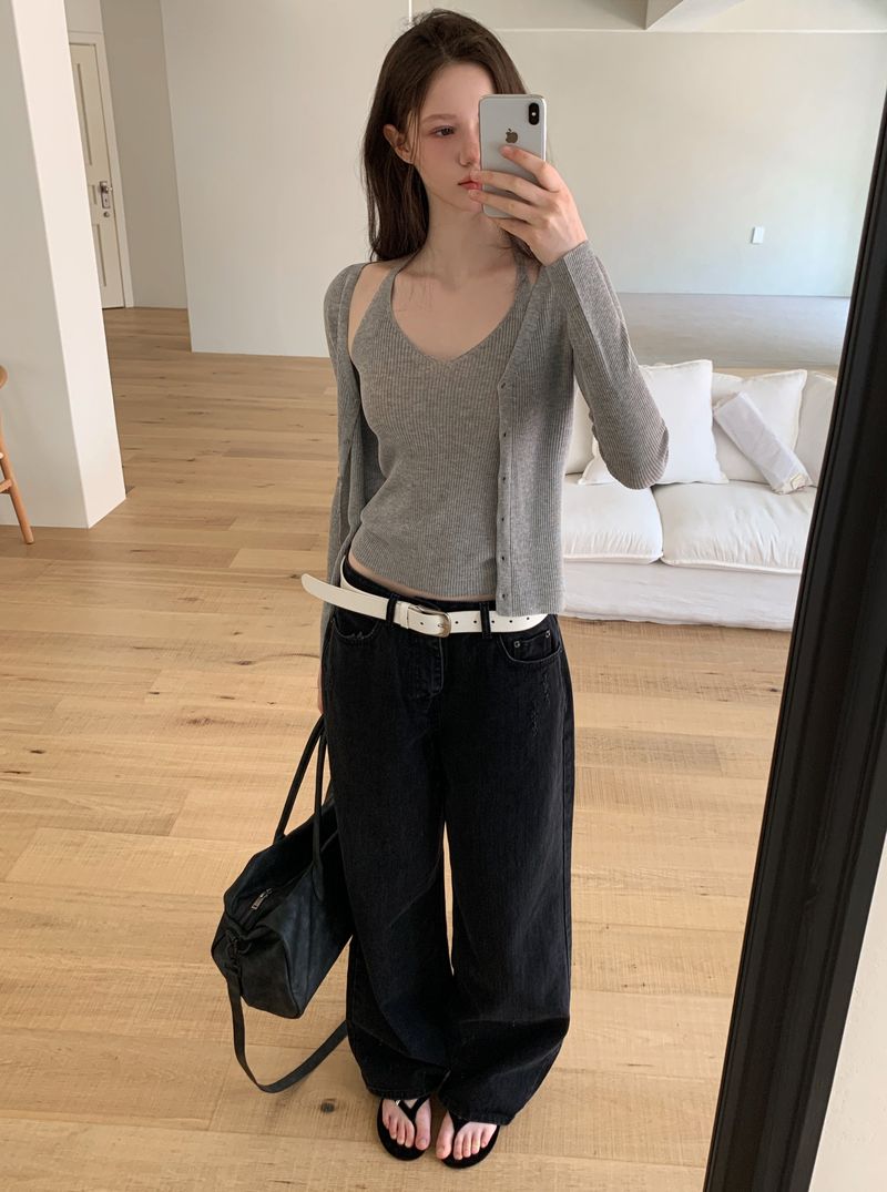 [ORIGINAL] Vine Straight Wide Denim Pants