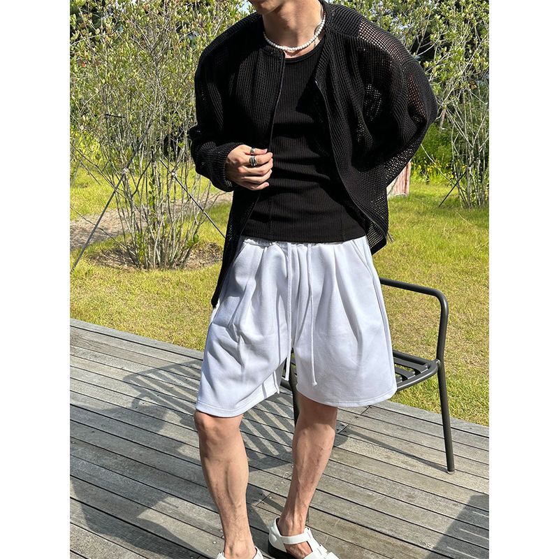 [PREMIUM] Essential pin tuck half pants (4color)