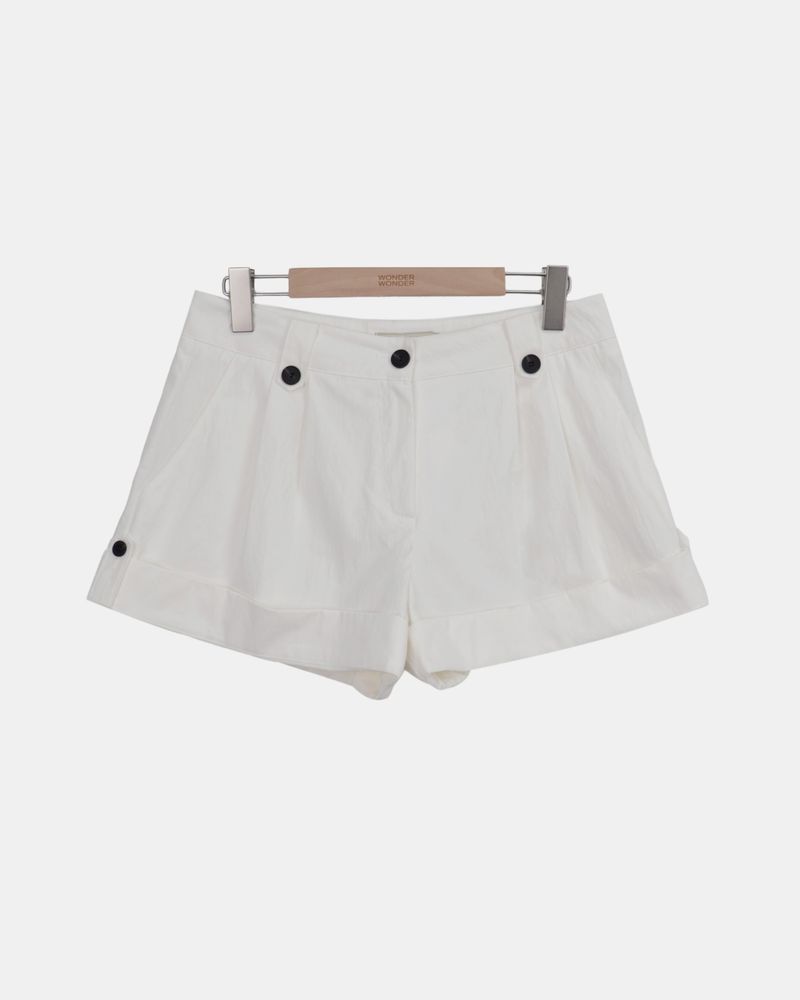 Ellen Button Roll-Up Shorts