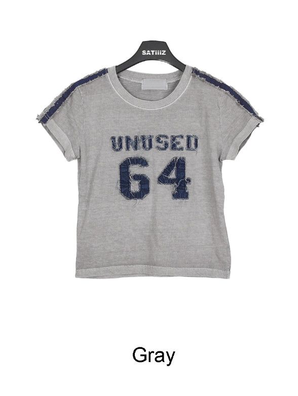 Tora Denim Tape Crop Top