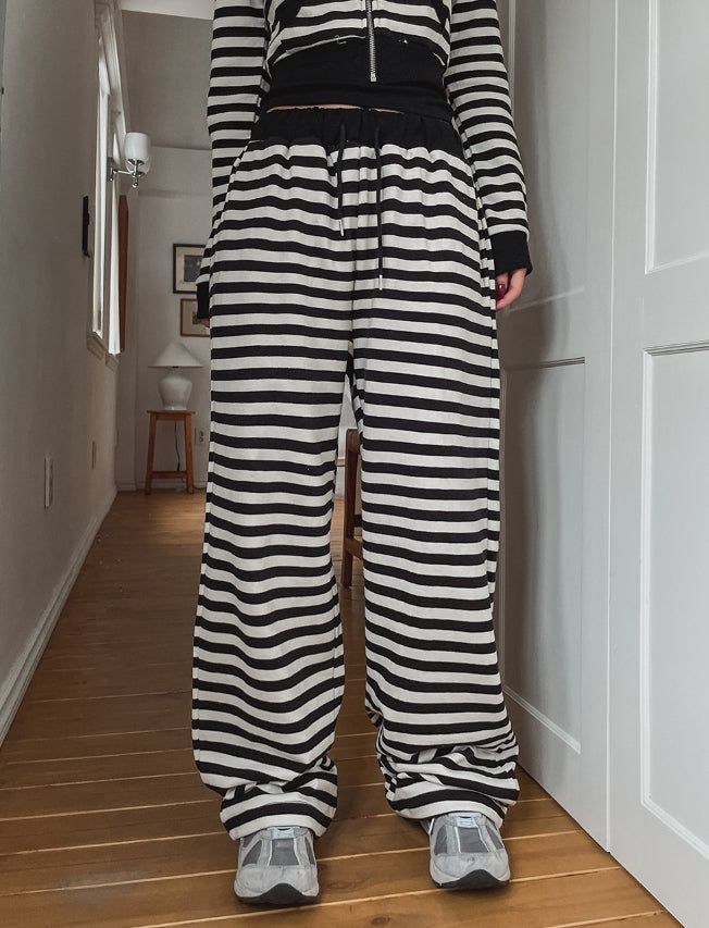 Annie Stripe Set-up String Pants