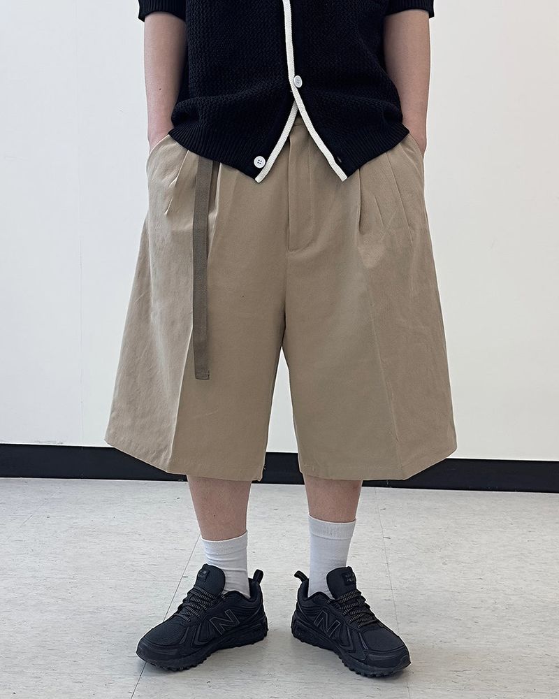 (belt presentation) コットンバミューダパンツ