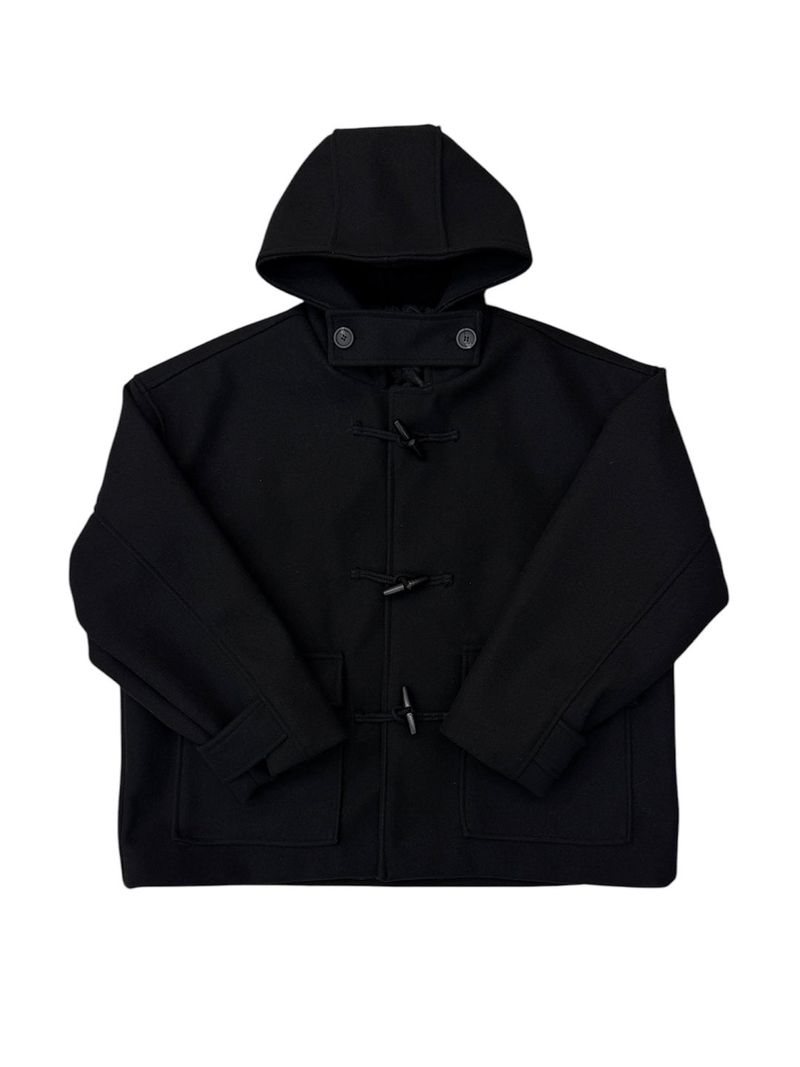 Wool Hooded Duffle Coat (3 Colors)