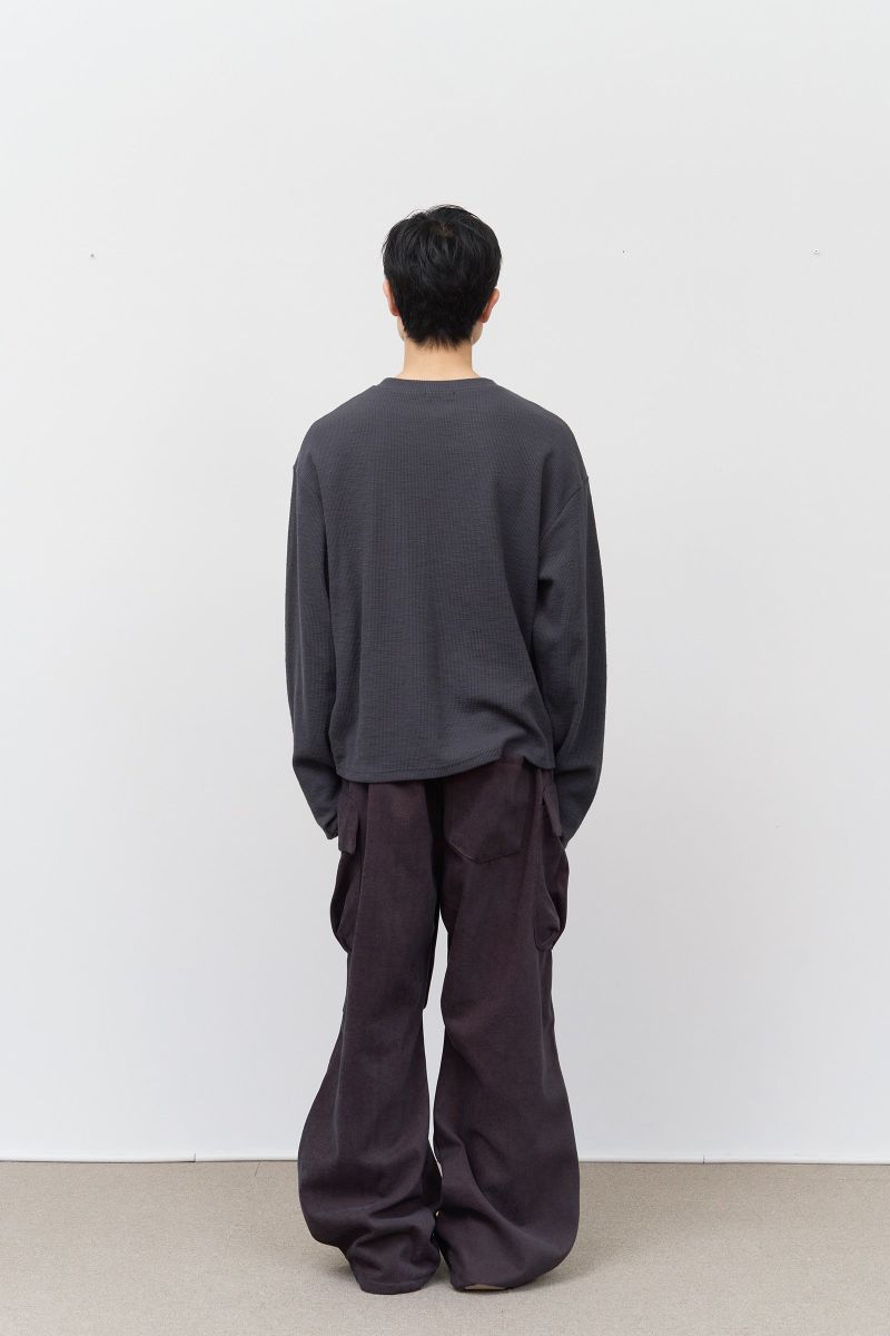 トフィヘンリーネック長袖Tシャツ