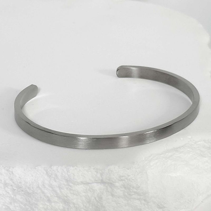 BLESSED BULLET（ブレスドブレット）の「ss-4mm NONE LOGO SIMPLE BANGLE_N silver（Accessories）」