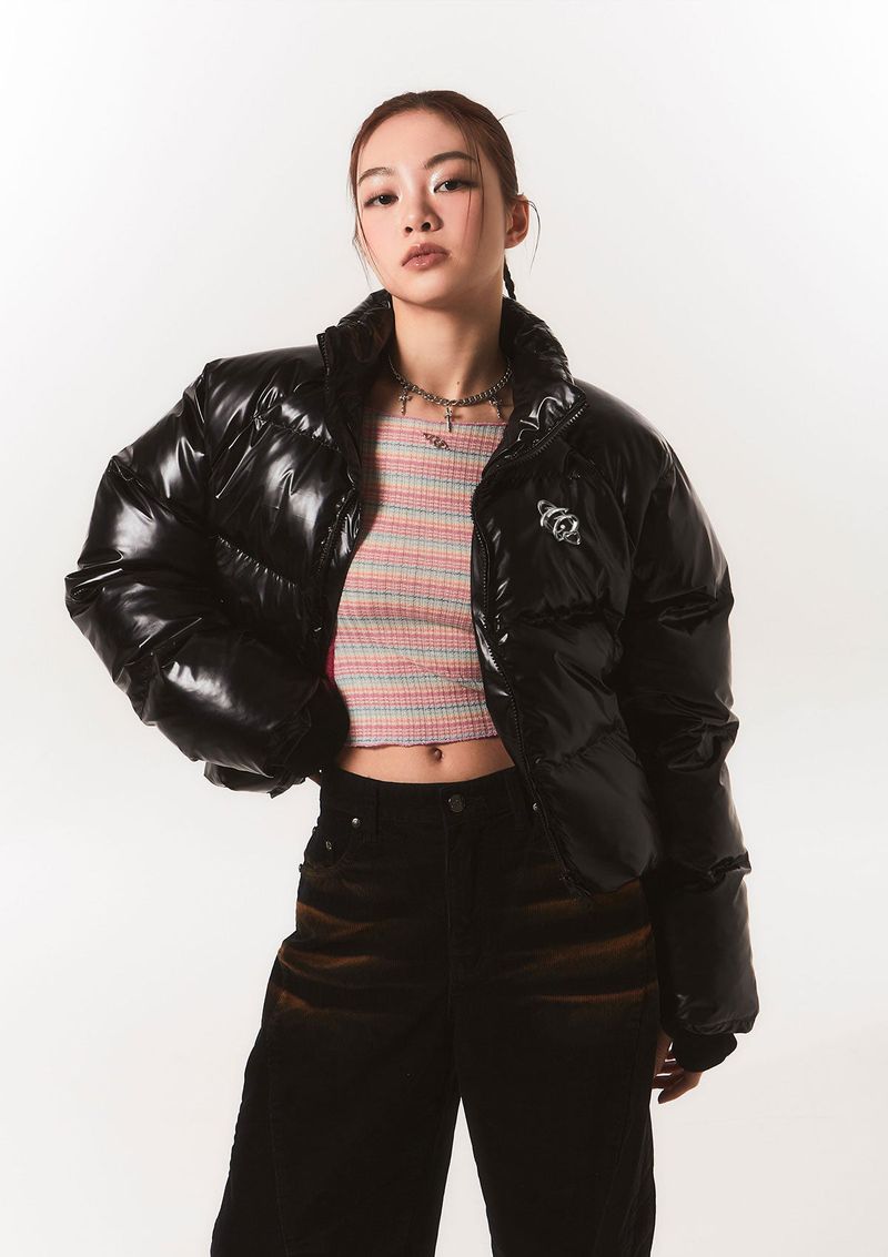 high beam puffer jk - black