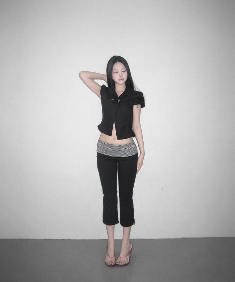 lottie open blouse (2colors)