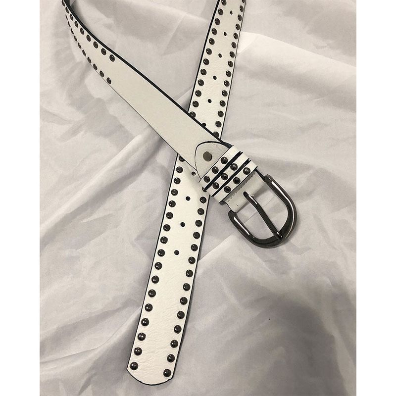 White Stud Belt