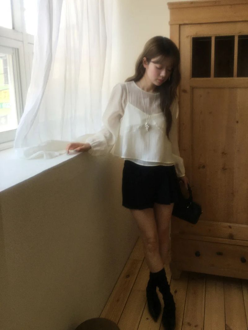 Paul bustier set blouse