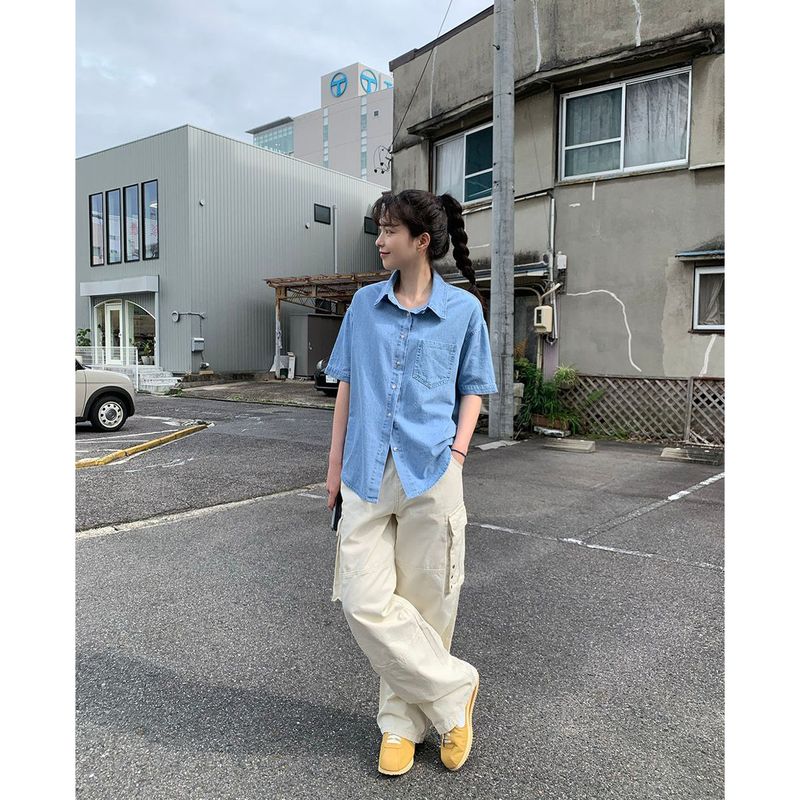 Mundeely denim shirt