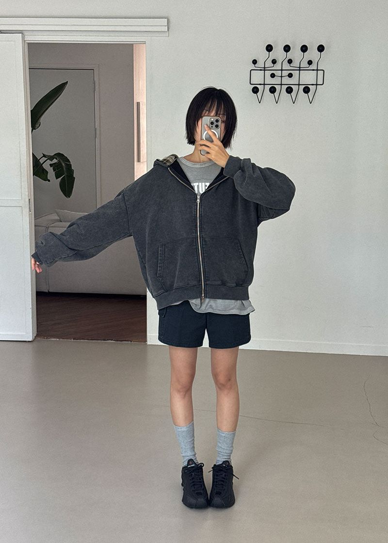 FRENCH CARGO HALF PANTS