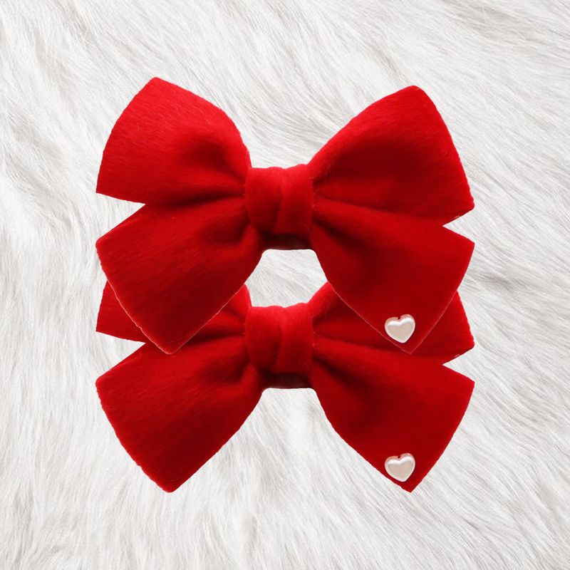 PINK PINEAPPLE（ピンクパイナップル）の「［2EA 1SET］MERRY HEART RIBBON HAIRPIN（Hair Accessories）」