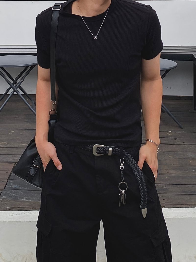 SSROOM(エスエスルーム)の「Urban Shoulder Free Short-Sleeved T-Shirt 3C(Tops)」