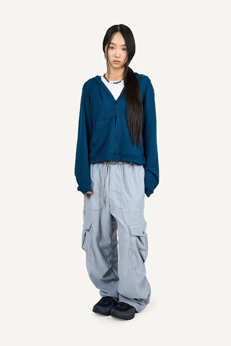 Corduroy big pocket cargo pants