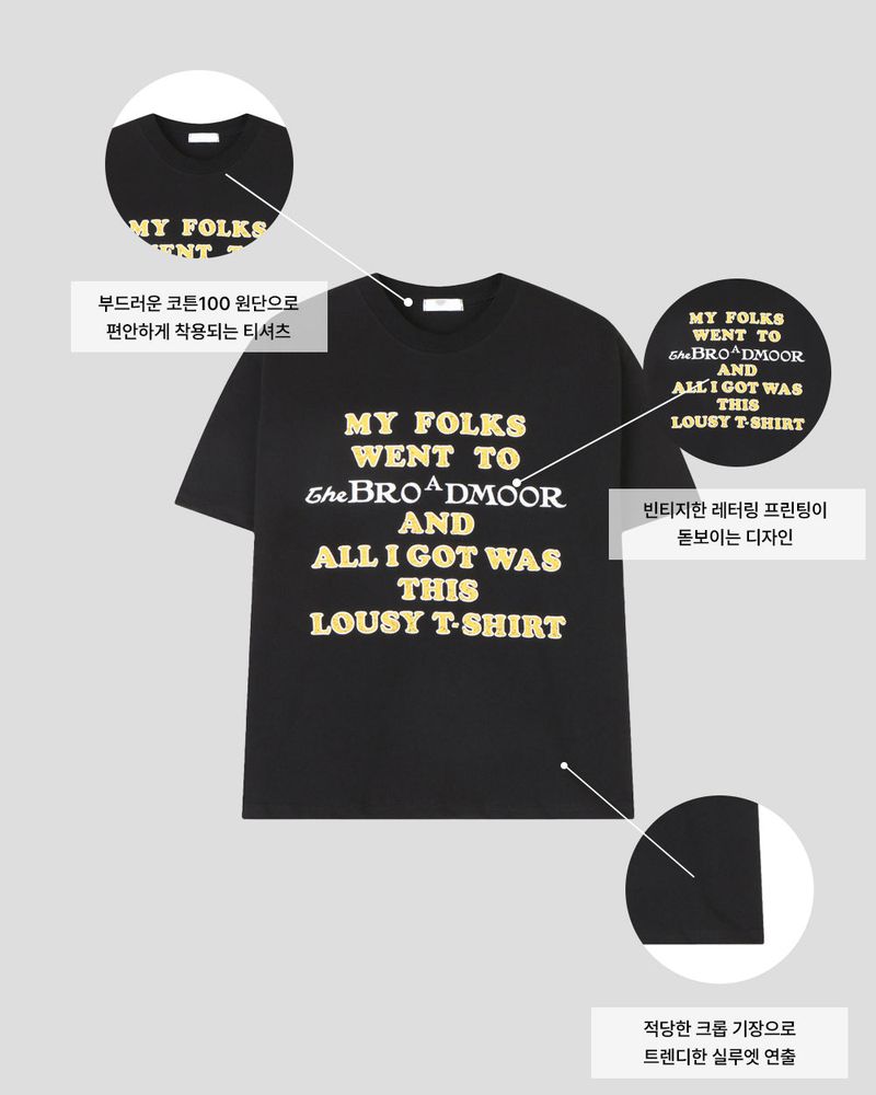 Broden Lettering Printed Short Sleeve