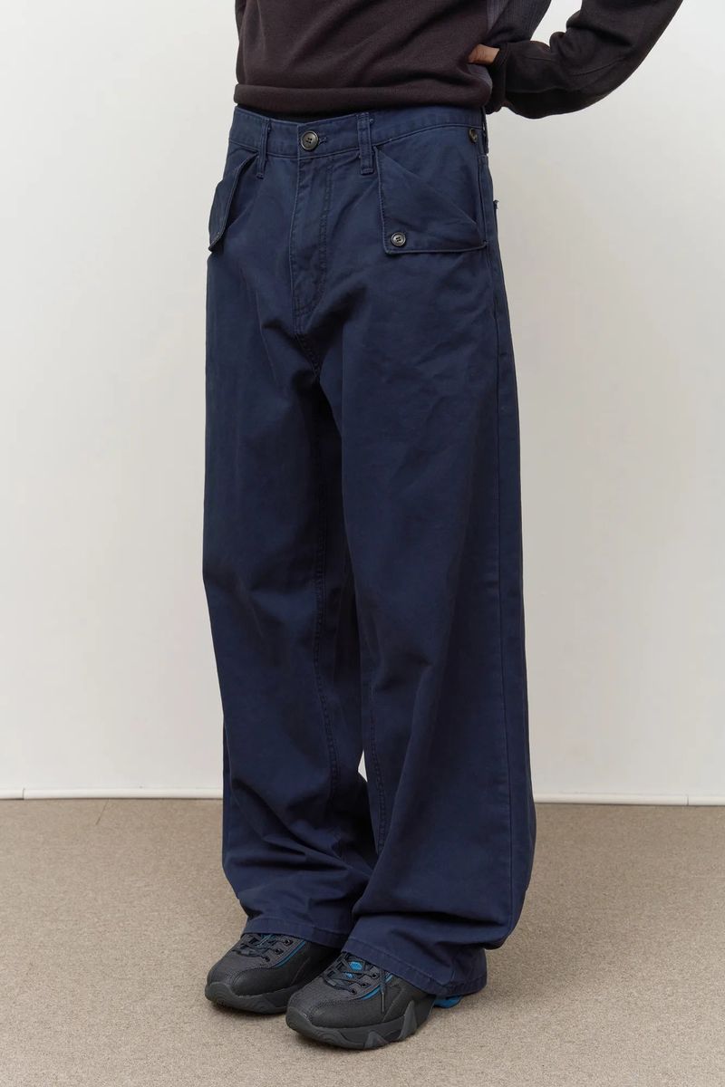 Mist Dyeing Button Pants