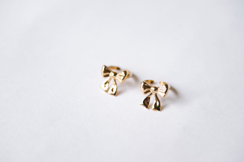 [MADE] Ribbon ring (14k gold plated)