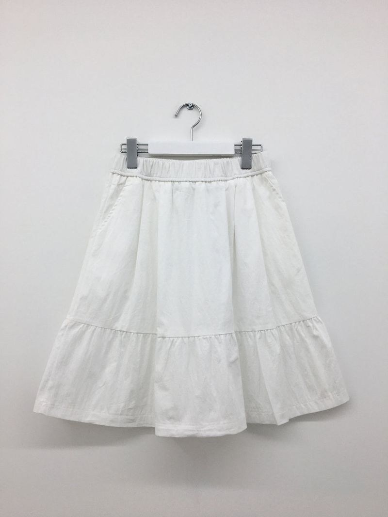 v midi skirt (3color) 