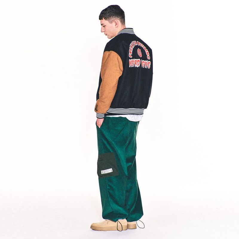 MUMBLE CARGO CORDUROY PANTS (GREEN)