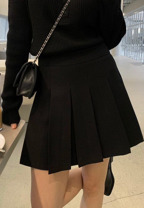 ウォンテッドプリテッドミニスカート
