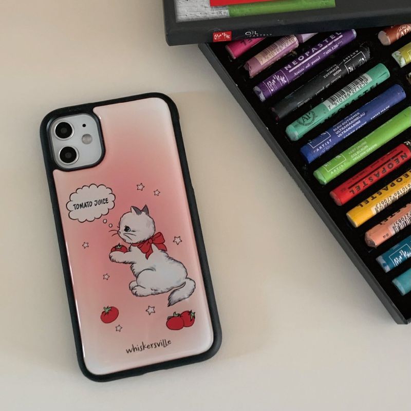 WHISKERSVILLE（ウィスカースビル）の「[MADE]Tomato Cat Epoxy Case（Smartphone Accessories）」