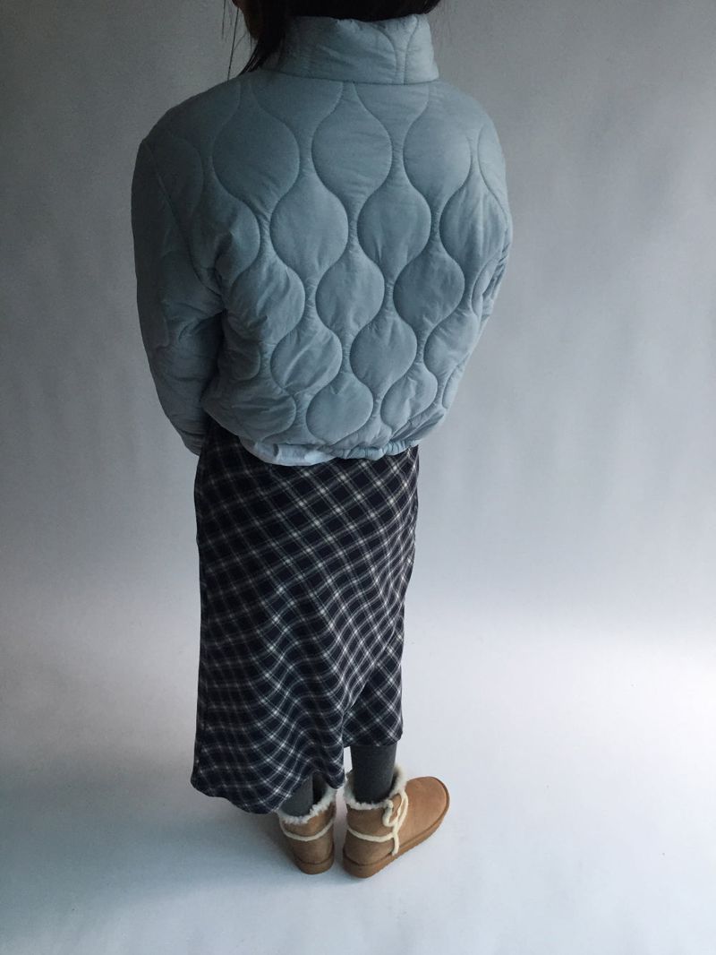 Tencel Vintage Checkered Skirt
