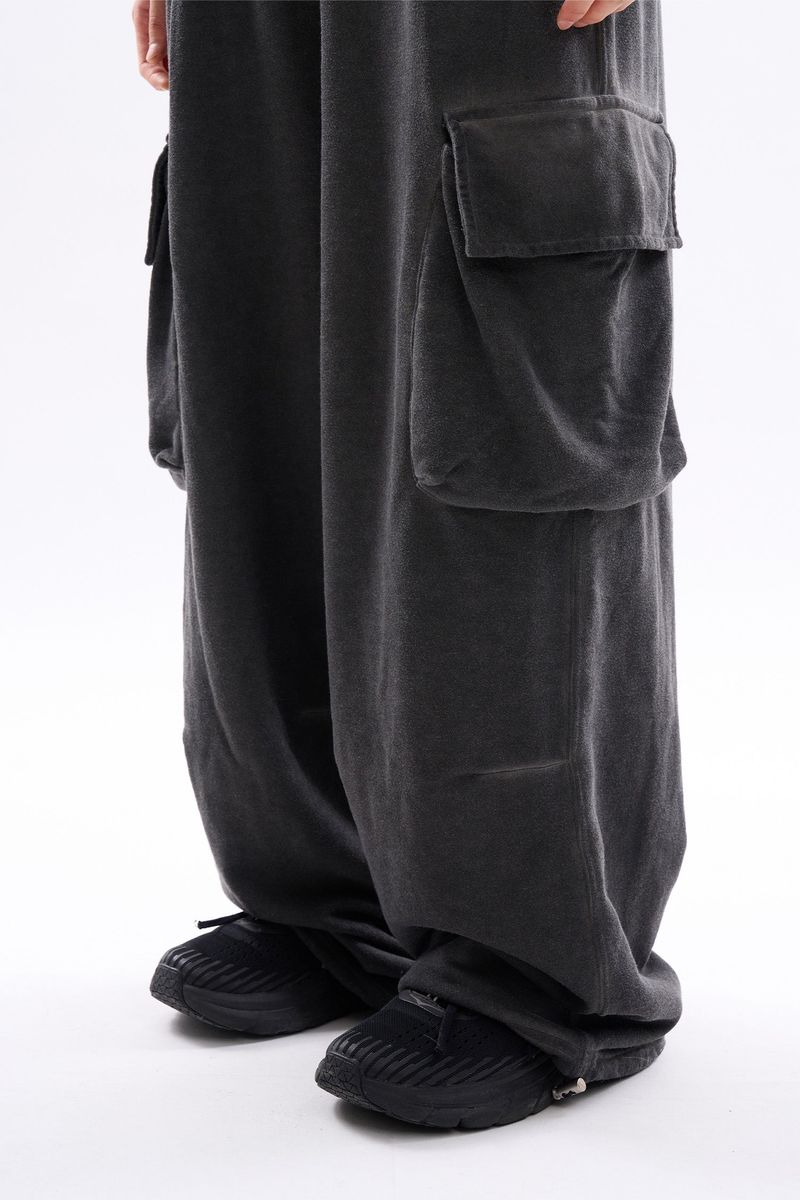 Ryhall vintage dyeing cargo sweatpants