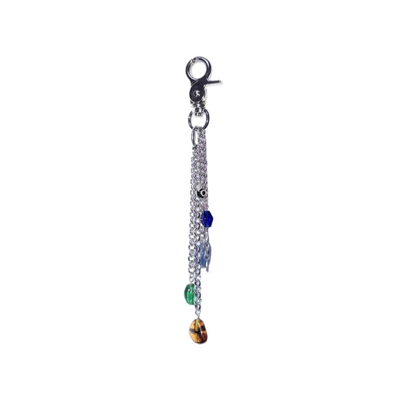gemstone chain keyring 003