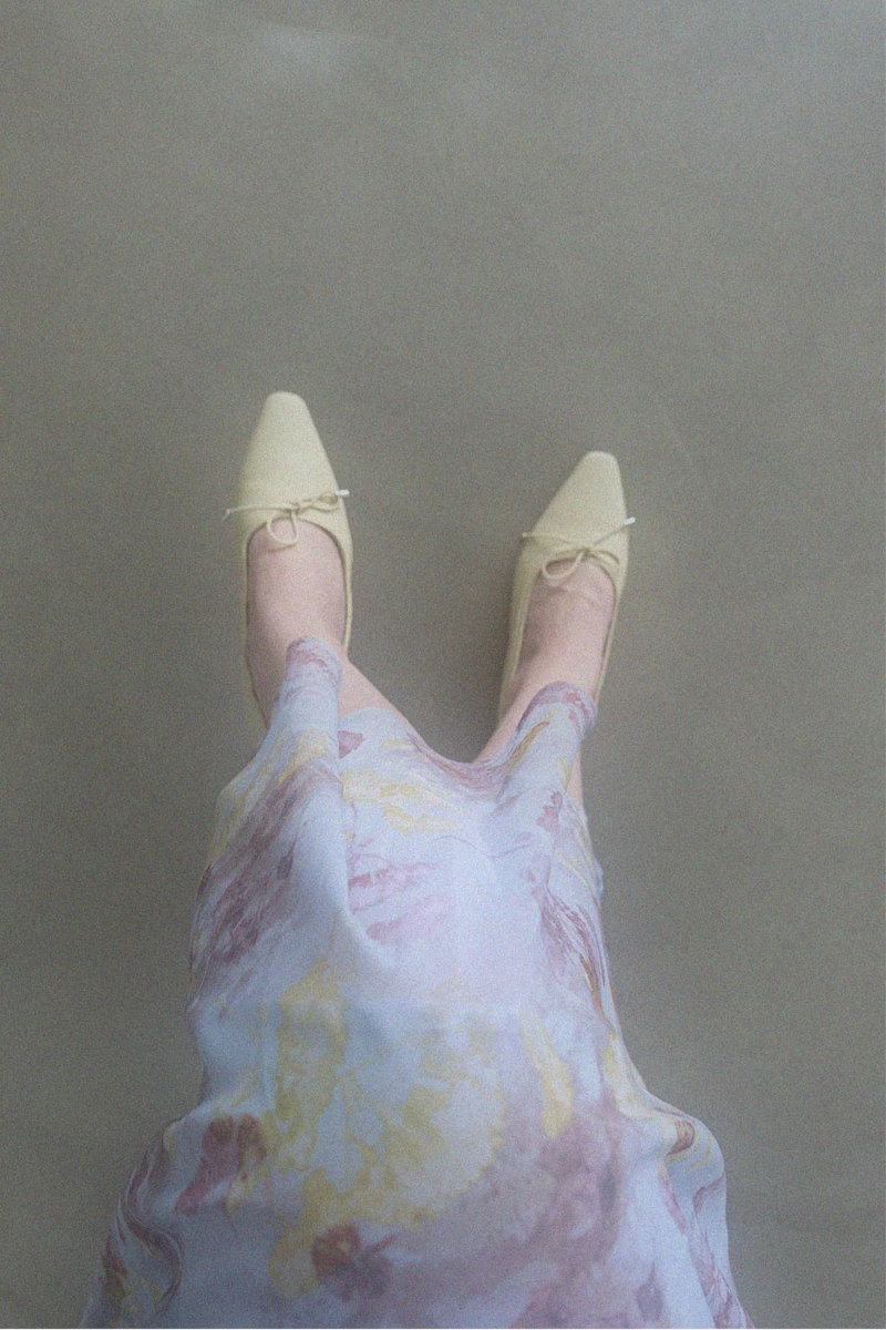 SOFT BALLET RIBBON FLAT SHOES (4COLORS!)