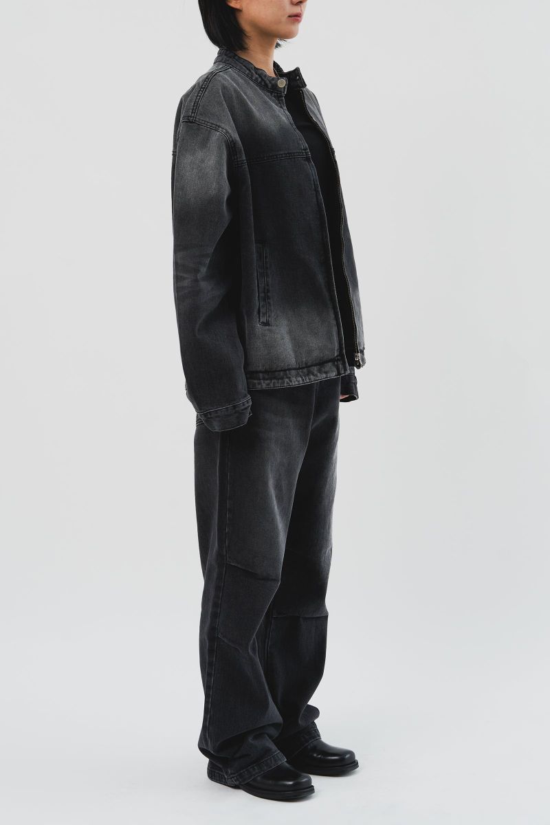 Anti Biker Denim Jacket (3color)