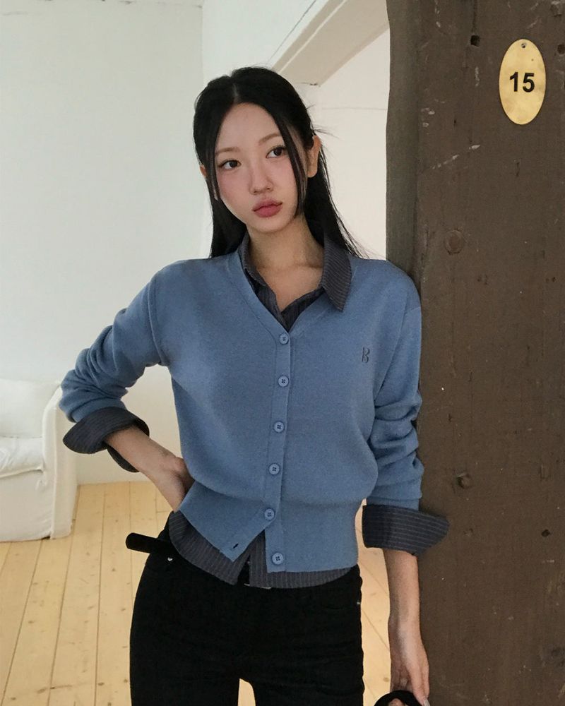 [ORIGINAL] Vale V-Neck Knit Cardigan