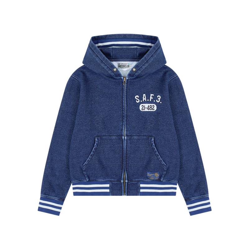 REGION MOTORS CLUB DENIM HEAVY ZIPUP