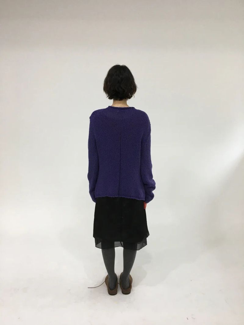 Rolled Neck Russly Knit (4color)
