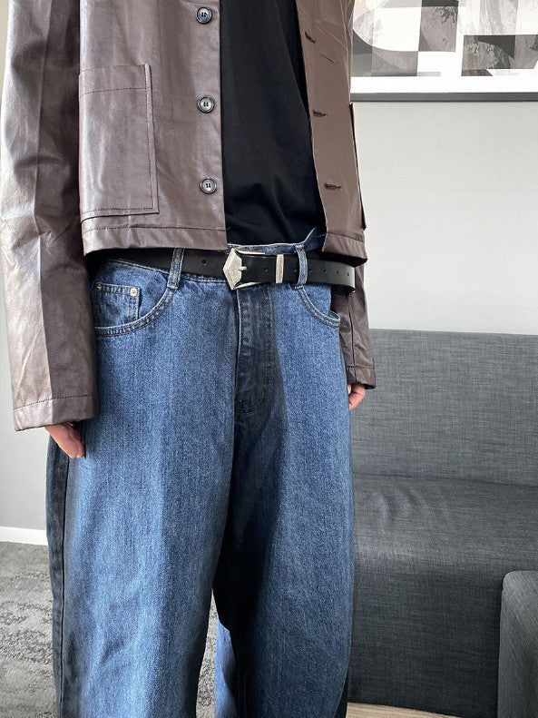 No.9656 BW leather BELT (3color)