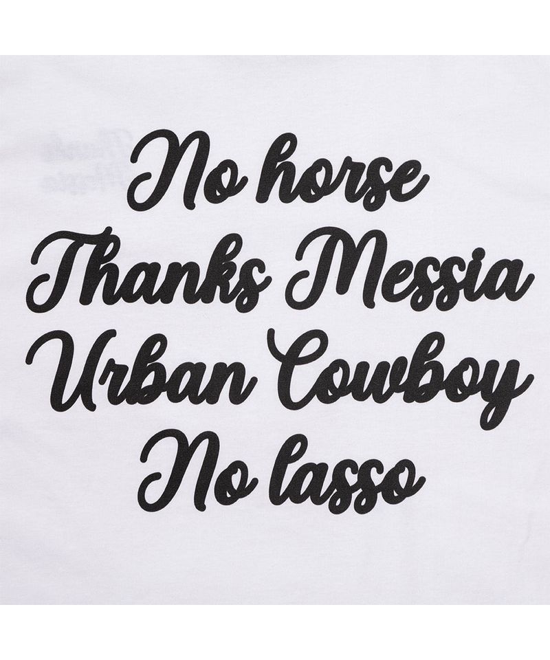 HANDWRITTEN COWBOY TSHIRT-WHITE