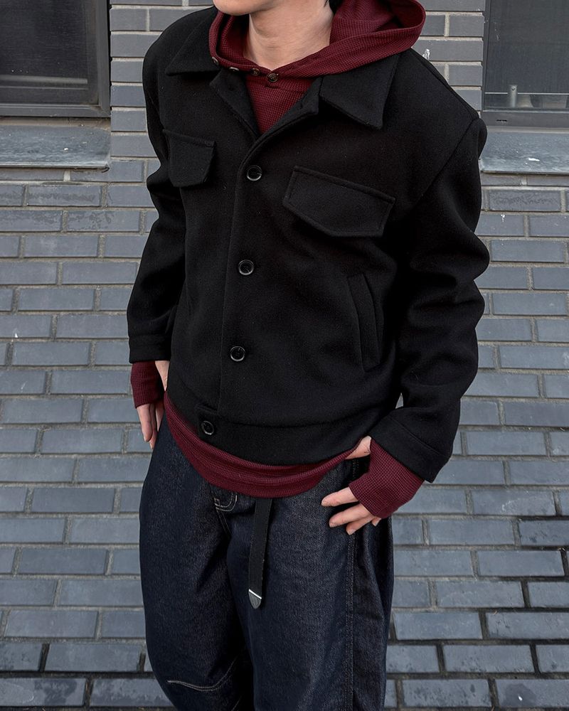 JIIGEUM（ジグム）の「Riel Wool Cropped Jacket（Jackets/Outerwear）」