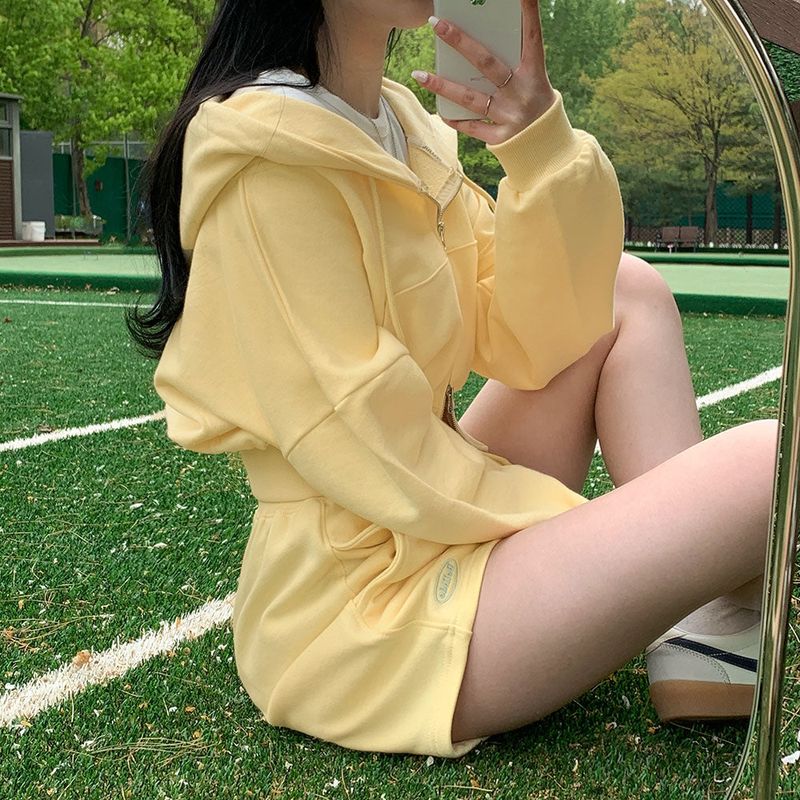 [Bellide made]Sporty two-way two-piece set
