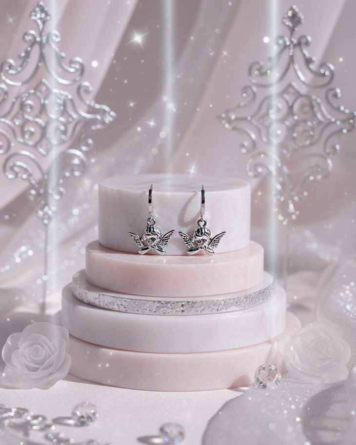 Petit Angel Huggies Piercing - Silver Color